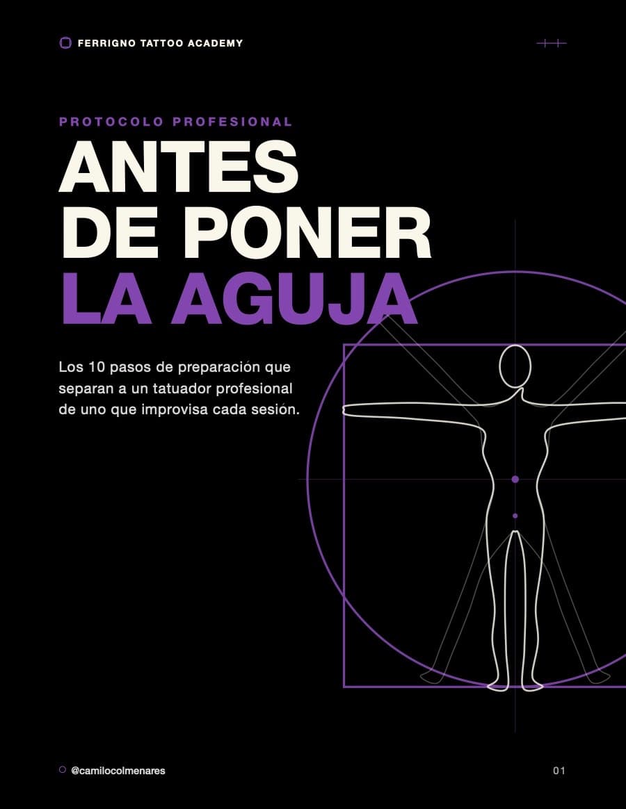 Portada de la guía «Antes de poner la aguja»